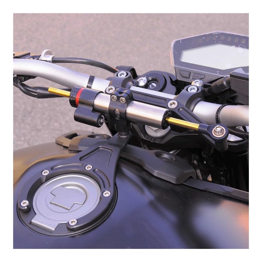 Amortiguador Dirección Estabilizador Ajustable Universal Motocicleta CNC Para Yamaha XJ6 XJ6N XJ6S XJ6F Para Desviación/F ABS Para Tenere 700 XT1200ZE Estabilizador dirección motocicleta ( Size : Long