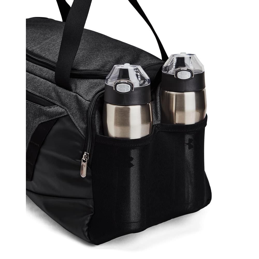 Under Armour Unisex Undeniable 5.0 Small Duffle Bag - Black Medium Heather / Black / Metallic Gold - Small
