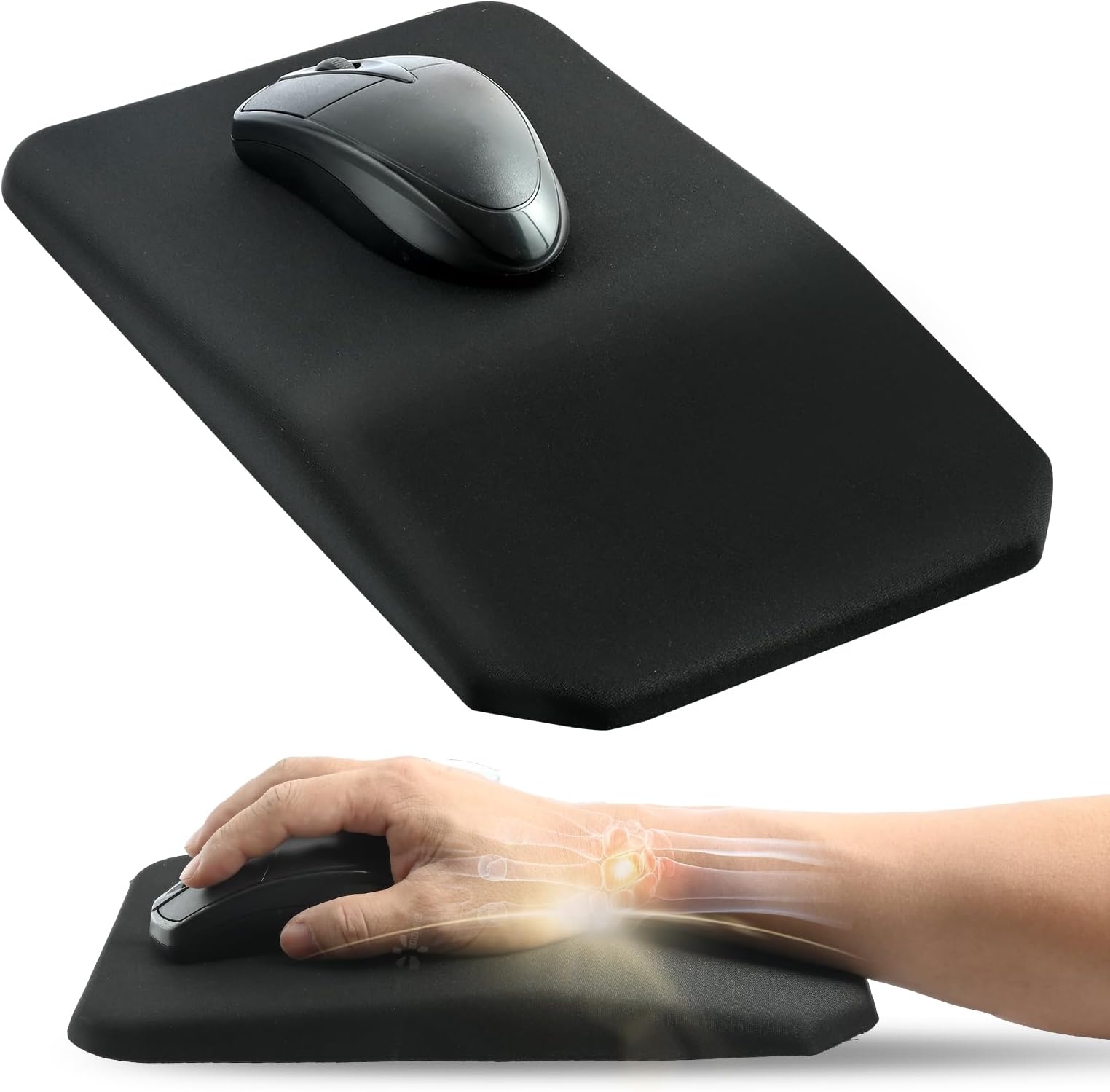 zxbaers Ergonomic Mouse Pad Wrist Support with Massage