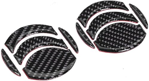 Miniatura 6 de Acouto Ajuste de ventilación de fibra de carbono para puerta de 350z 2006-2009 Interior de la puerta del automóvil, aire acondicionado, salida de