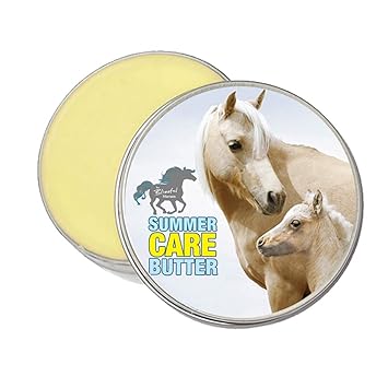The Blissful Horses Summer Care Butter All Natural Sun Support for Your Horse, 4-Ounce