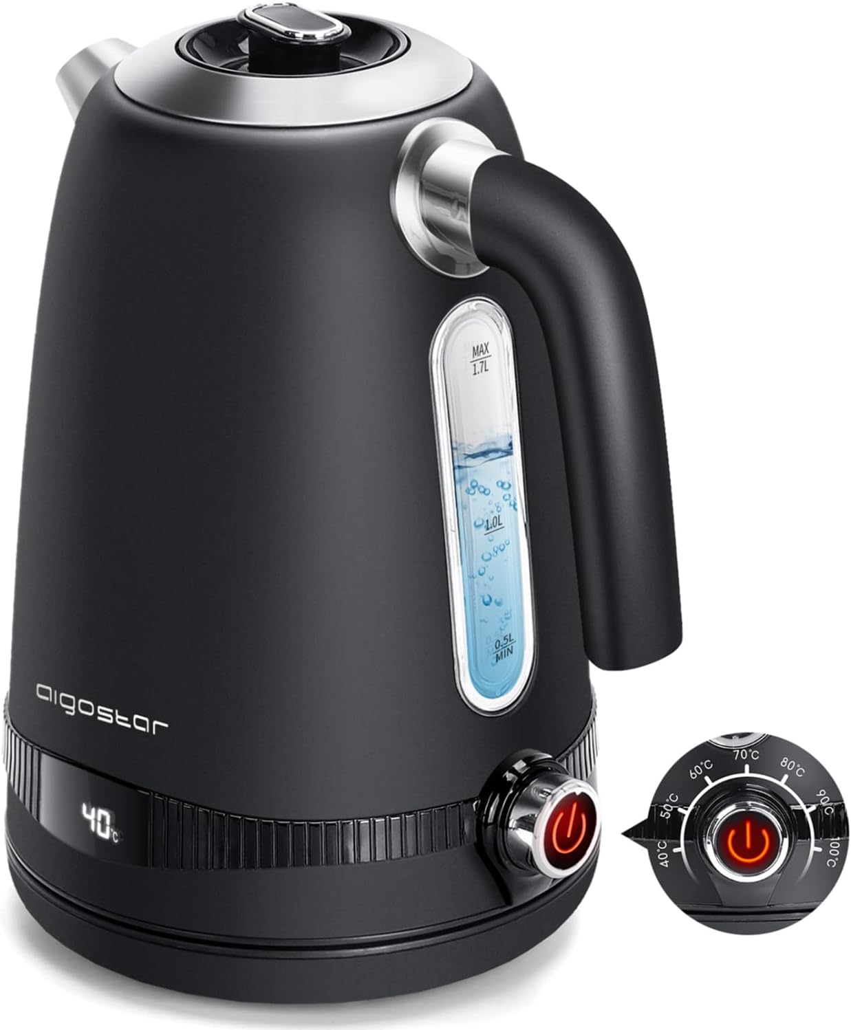 Russell Hobbs 20460 Buckingham Quiet Boil Kettle Stainless Steel