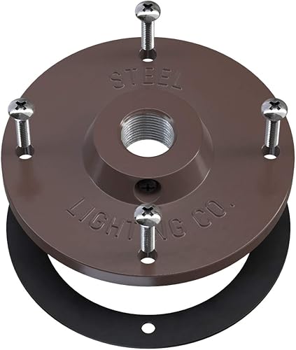 Miniatura 7 de Steel Lighting Co. Topanga - Luz de granero  Montaje en pared al aire libre  Cúpula de 14 pulgadas  Cuello de cisne ascendente  Luz de garaje de