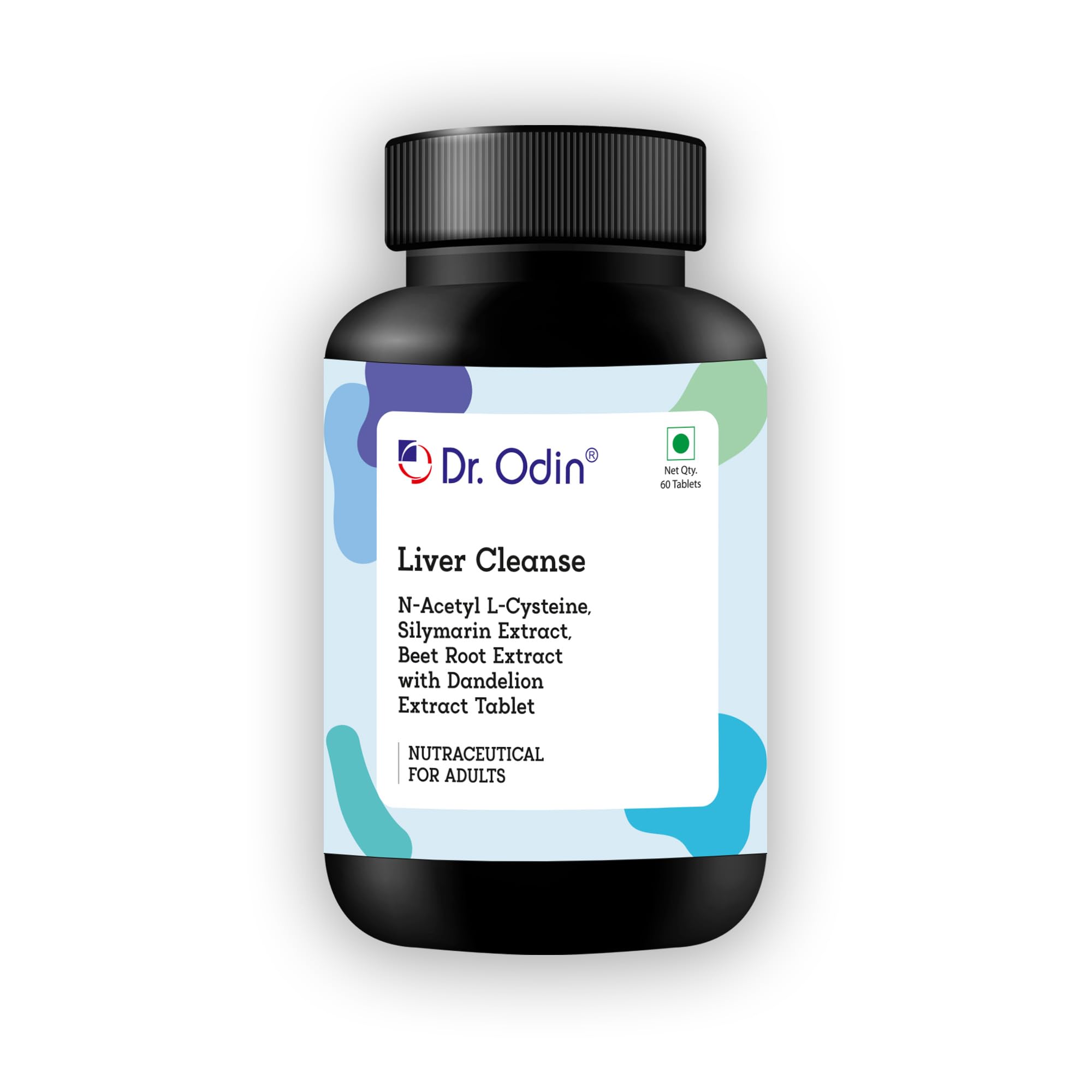 Dr. Odin Liver Cleanse Advanced Formula with Milk Thistle & NAC for Enhanced Liver Health and Toxin Removal - Supports Digestive Enzyme Function and Antioxidant Protection - 60 Tablet