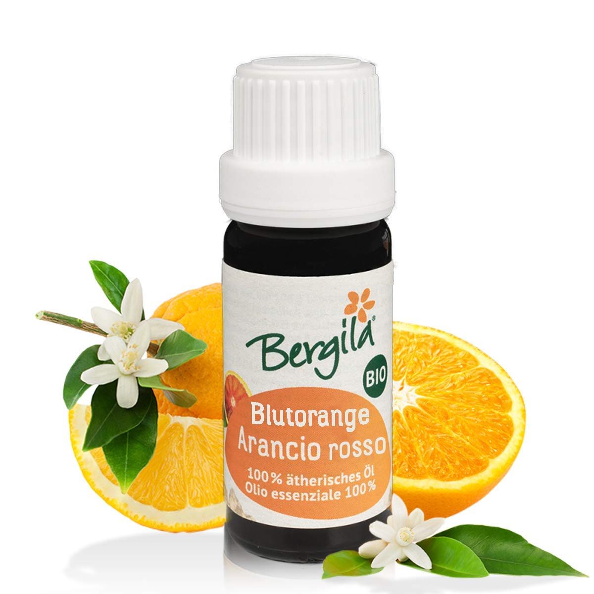 Bergila olio essenziale ARANCIO DOLCE BIO, 100 ml - 100% naturale di materia prima biologica - qualità controllata e certificata