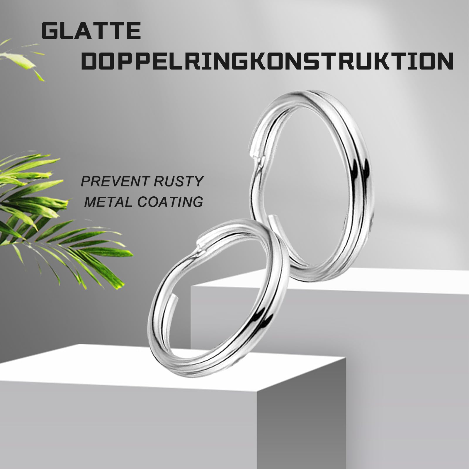 GAMMA | Sleutelring staal assortiment 8 stuks kopen? | huishoudelijke