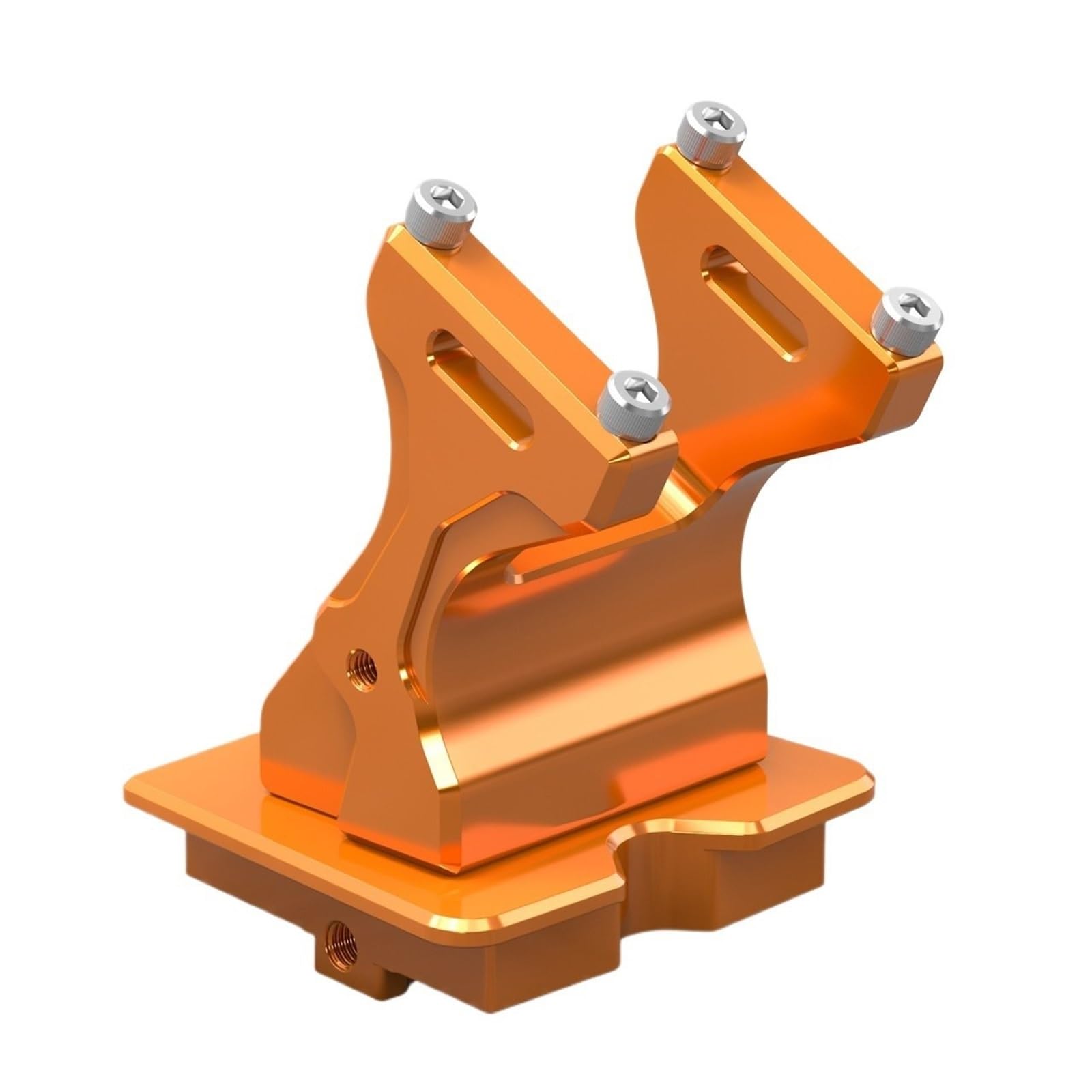 Motorrad Navigationshalterung Motorrad GPS Navigator Clamp AMPS Halterung Fit Für KTM 390 790 890 Fit Für Husqvarna Norden 901(Orange)