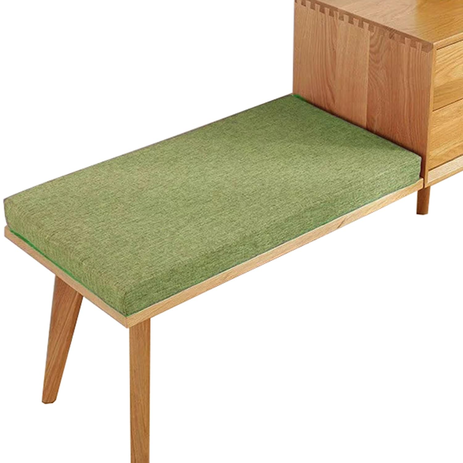 Coussin de banc de jardin haut de gamme vert 150 cm d'épaisseur 5 cm
