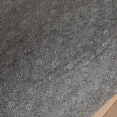 Flash Furniture Minnie Slide-Stop® Multi-Surface Reversible Non-Slip Cushion Rug Pad, 1/4" Thick, Floor Protection, For 8'X10' Area Rug, Gray #TOP6