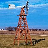 Outdoor Water Solutions Red Cedar Aeration Windmill - 16 Foot