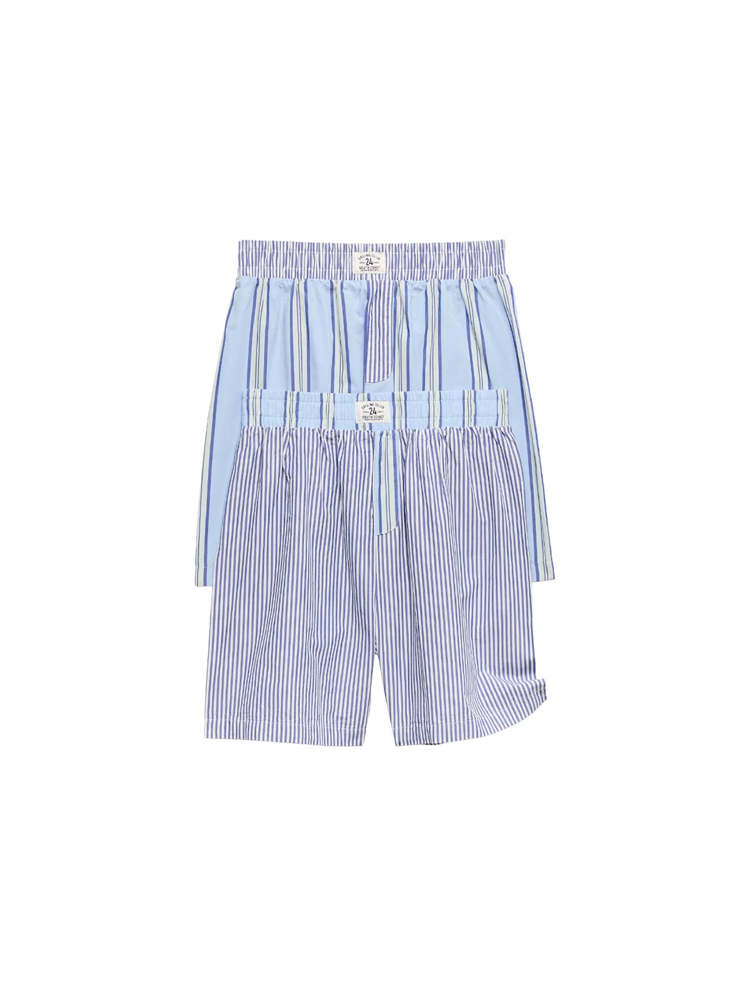 Marks & Spencer Conjuntos de Pijama de Rayas para Niño Pack de 2, Ajuste Normal