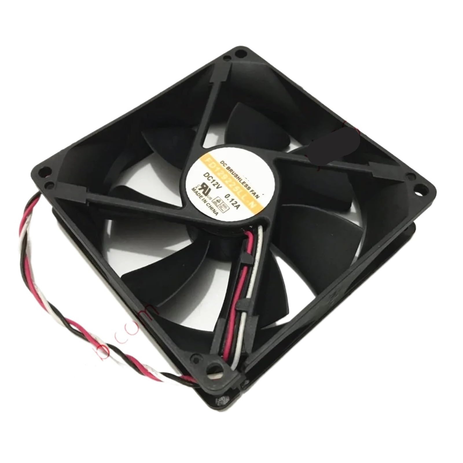 UITGVDQAT FD129225LL-N DC 12V 0.12A 90x90x25mm 3-Wire Server Cooling Fan