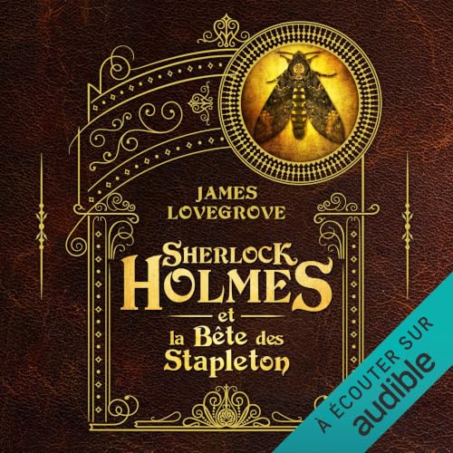 Diseño de la portada del título Sherlock Holmes et la B&ecirc;te des Stapleton