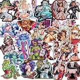 30Pcs Sexy Girls Stickers for Adults, Pinup Women Decals Pack for Laptops Skateboards Water Bottles Bikes Guitar Motorcycle Helmet, Waterproof Vinyl Stickers