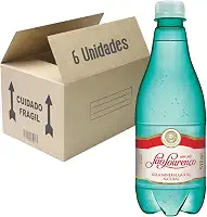 Água Mineral C/ Gás Pet SÃO LOURENÇO 510ml (6 unidades)
