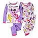 My Little Pony The Movie Girls 4-Piece Cotton Pajama Set, 4
