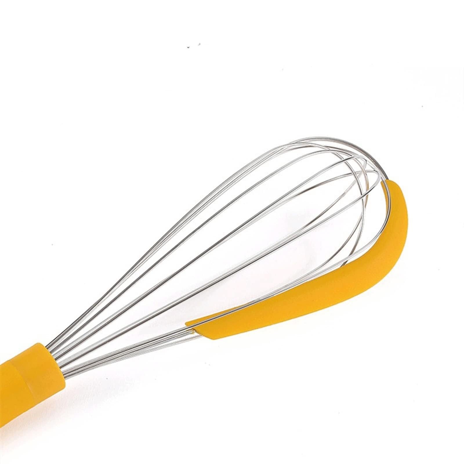 Schneebesen Rührbesen Multifunktionaler Rotierender Manueller Schneebesen, Küchen-Ei-Schläger, Backwerkzeuge, Silikon-Mehlmischer Handschneebesen(Black)