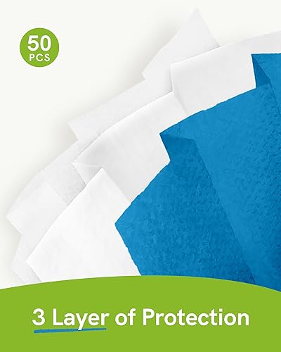 Miniatura 5 de FriCARE Mascarillas desechables, 3 capas ASTM nivel 3 grado médico, elegibles para FSA/HSA, transpirables y cómodas para alergias/protección solar