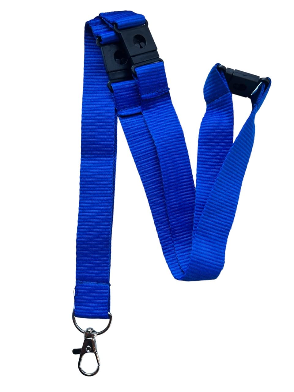 PAC Supplies Global Colourful 20mm Wide Lanyard With 3 Point (Triple) Safety Breakaway (Puple, 20) — image 1