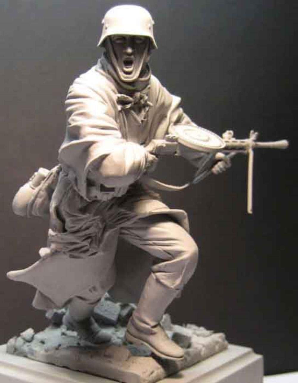Figurine en résine 1/16 Infanterie Ancienne au combat avec base miniature GK à peindre