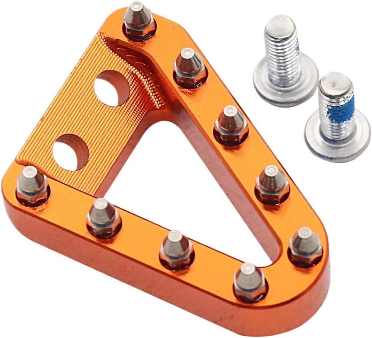Brake Pedal Lever Step Plate Tip Fit for Husqvarna TE FE TX FX TC FC Fit for K-tm XC XCF XCW SX SXF EXC EXCF EC EX MC(Style B Orange)
