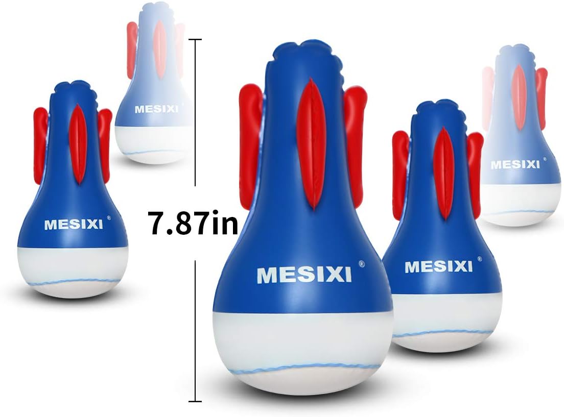 MESIXI Inflatable Darts Game Yard Lawn Darts Games Target Toys Floor Games for Kids Adults Great Fun Family Indoor Outdoor Garden Park Activities Toys for Boys Girls 3 4 5 6 7 8 9 10 Year Old : Toys & Games