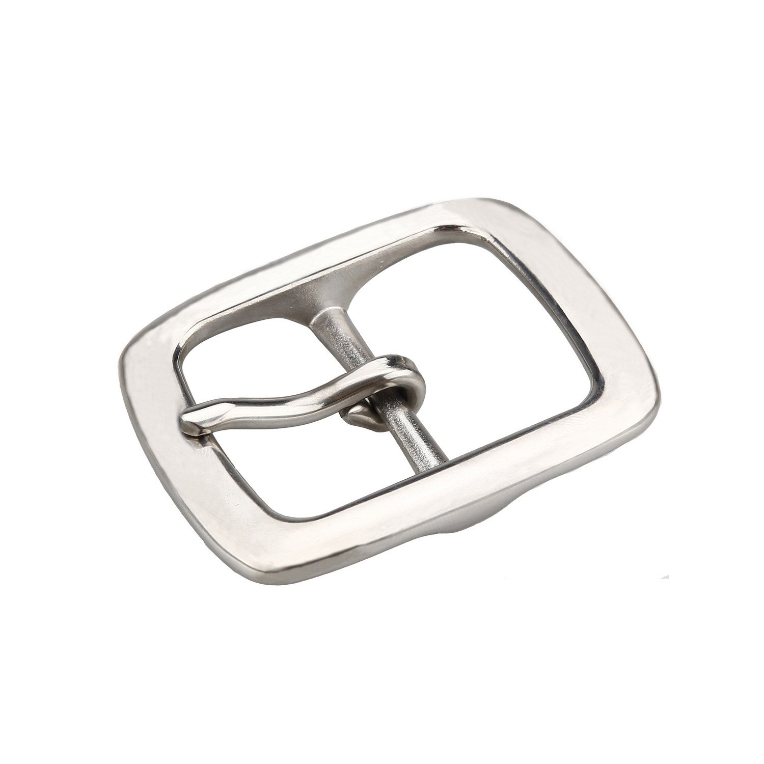 KOKUNGKUAN Stainless steel Single Prong Belt Buckle, Stainless Steel, Center Bar Buckles