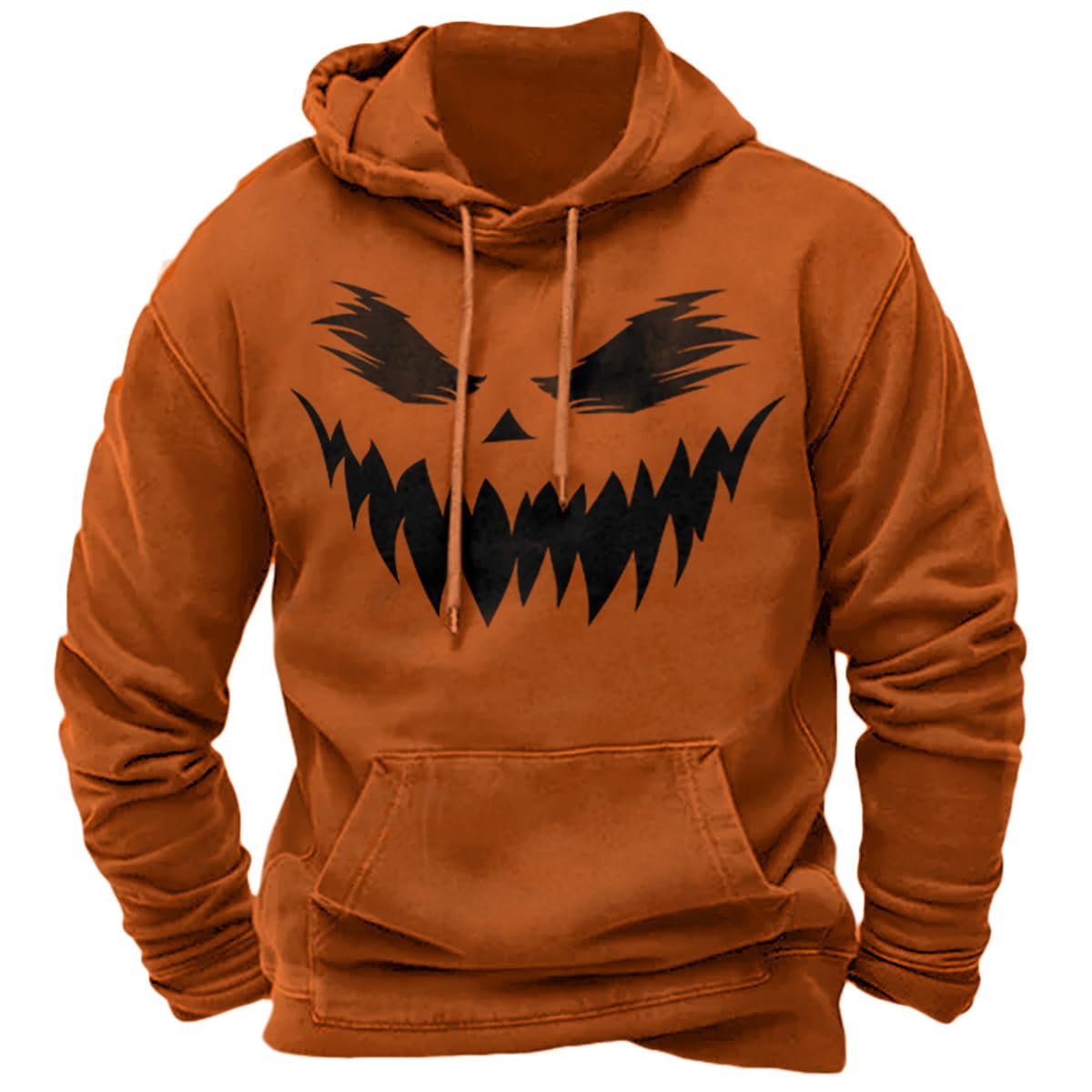 ZOCANIA Christmas Hoodie Men Long Sleeve Mens Graphic Hoodies Xmas Sweatshirts Plus Size Pullover Gifts with Pockets