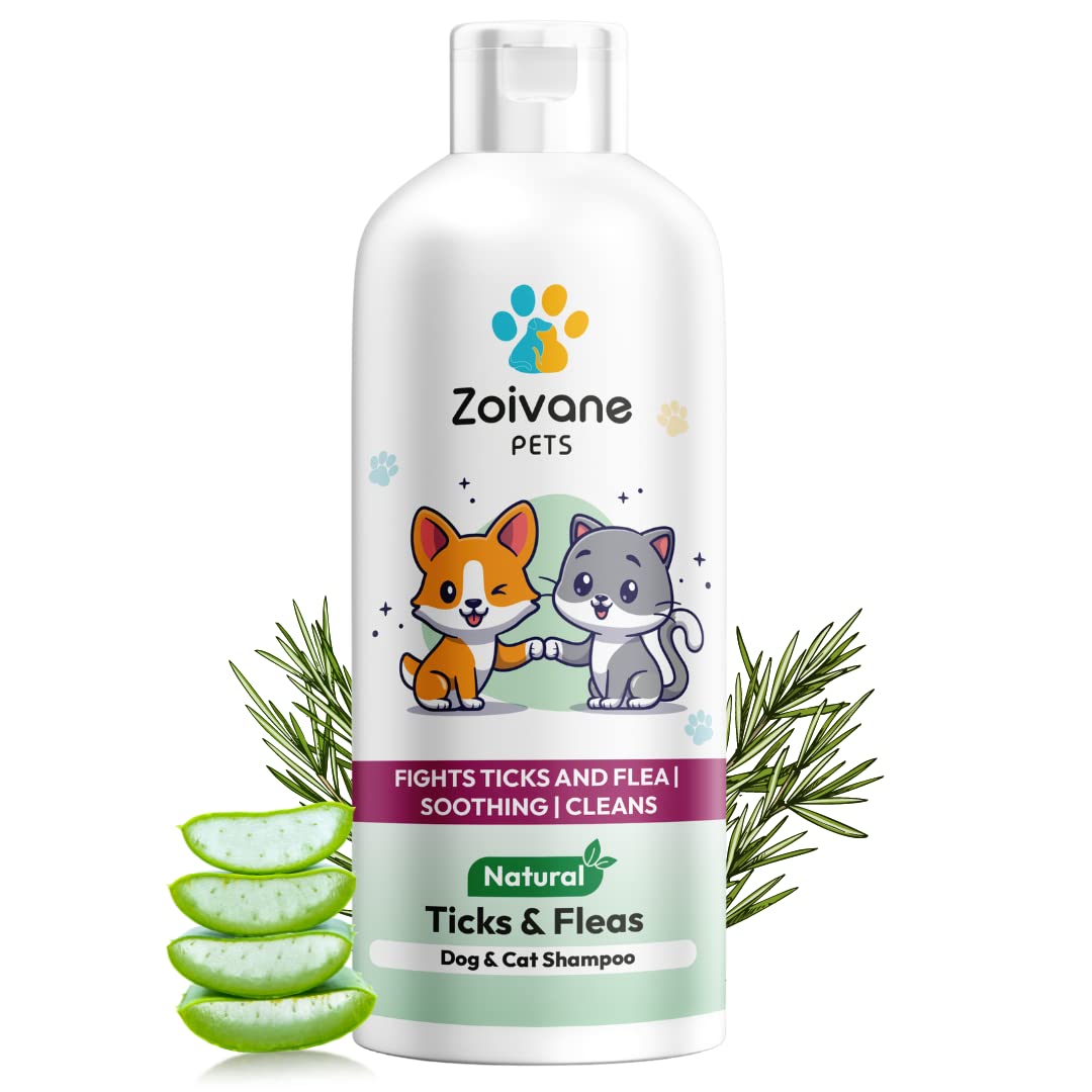 Buy ZOIVANE Dog Shampoo Ticks and Fleas Dog and Cat Shampoo 200ml