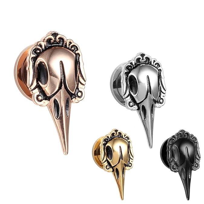 Buy SUPTOP 2PC Skull Ear Gauges 2g 5/8 Plugs and Tunnels for