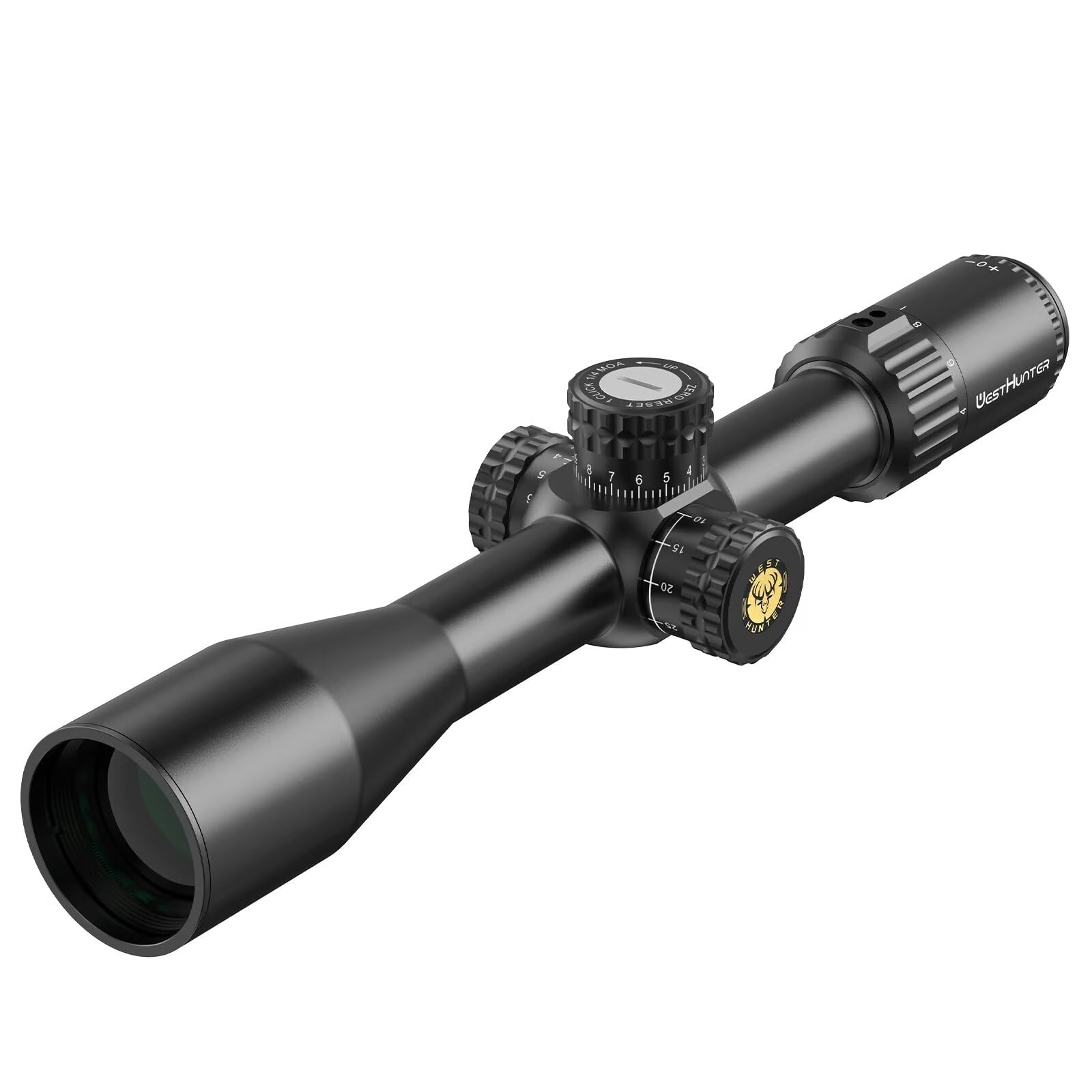 WestHunter Optics HD-S 4-16x44 SFP - Lunette de Visée, Tube 30 mm, Second Plan Focal, Tir Tactique de Précision 1/10 MIL & 1/4 MOA