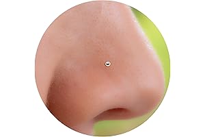 Very Tiny Fake Nose Stud - Sterling Silver Micro Nose Stud