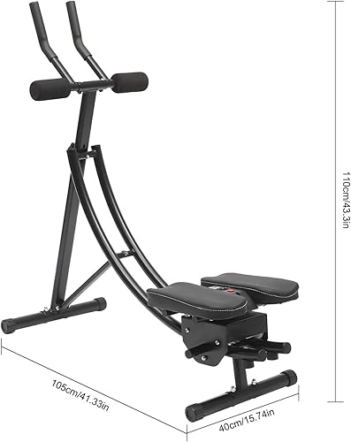 Miniatura 3 de Máquina de abdominales, equipo de entrenamiento abdominal para interiores o exteriores, máquina de ejercicio abdominal y núcleo plegable, equipo de