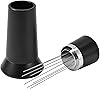 Espresso Needle Distribution Tool, WDT Tool Espresso, Stainless Steel 8 Needles Espresso Needle Distributor, Espresso Needle Stirrer with Aluminum Alloy Stand Classic