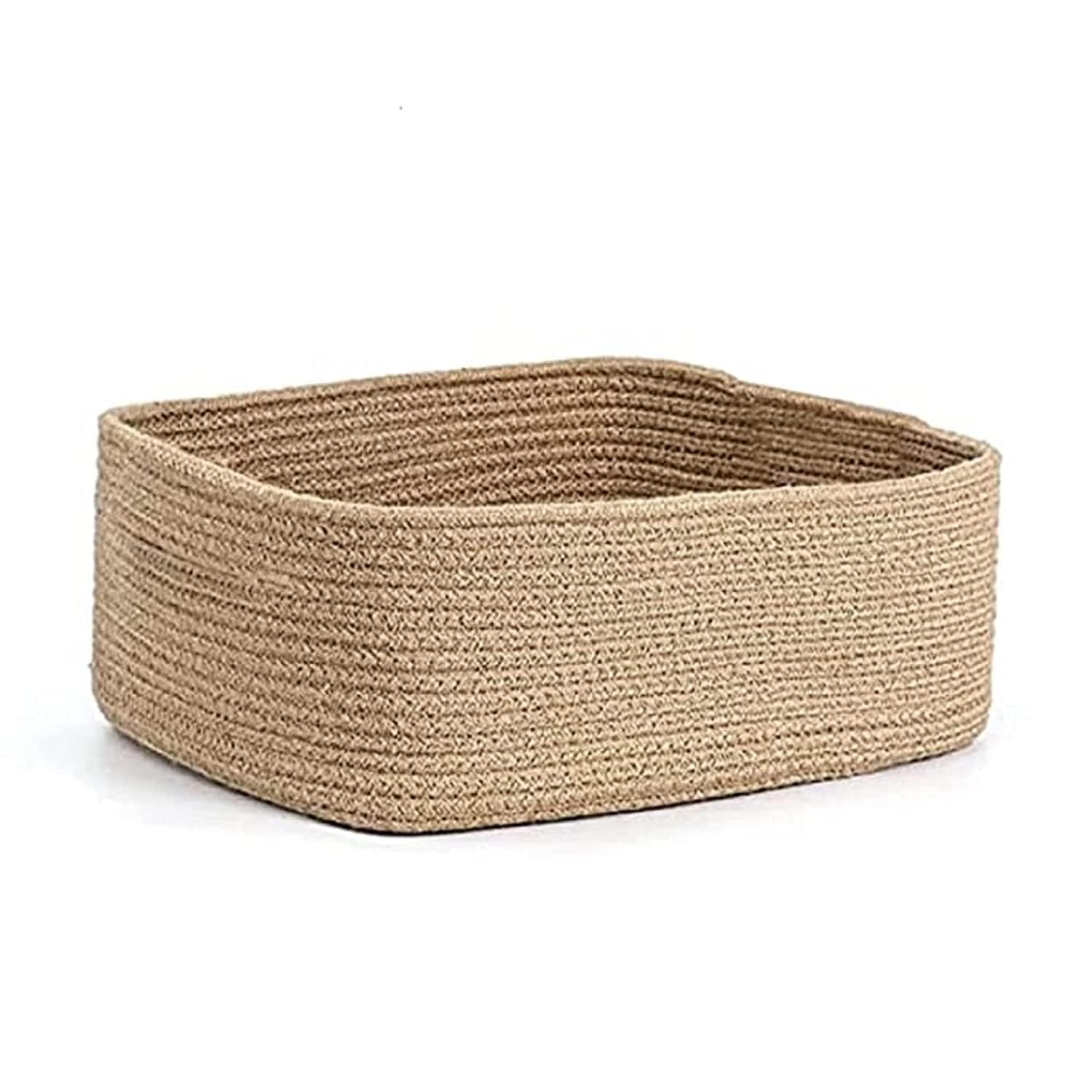 ALBY Woven Laundry Basket,Tall Wicker Laundry Basket for Blankets,Clothes,Pillows,Toys,Shoes Large Cotton Laundry Hamper for Bedroom Living Room Bathroom (RECT)-image-44