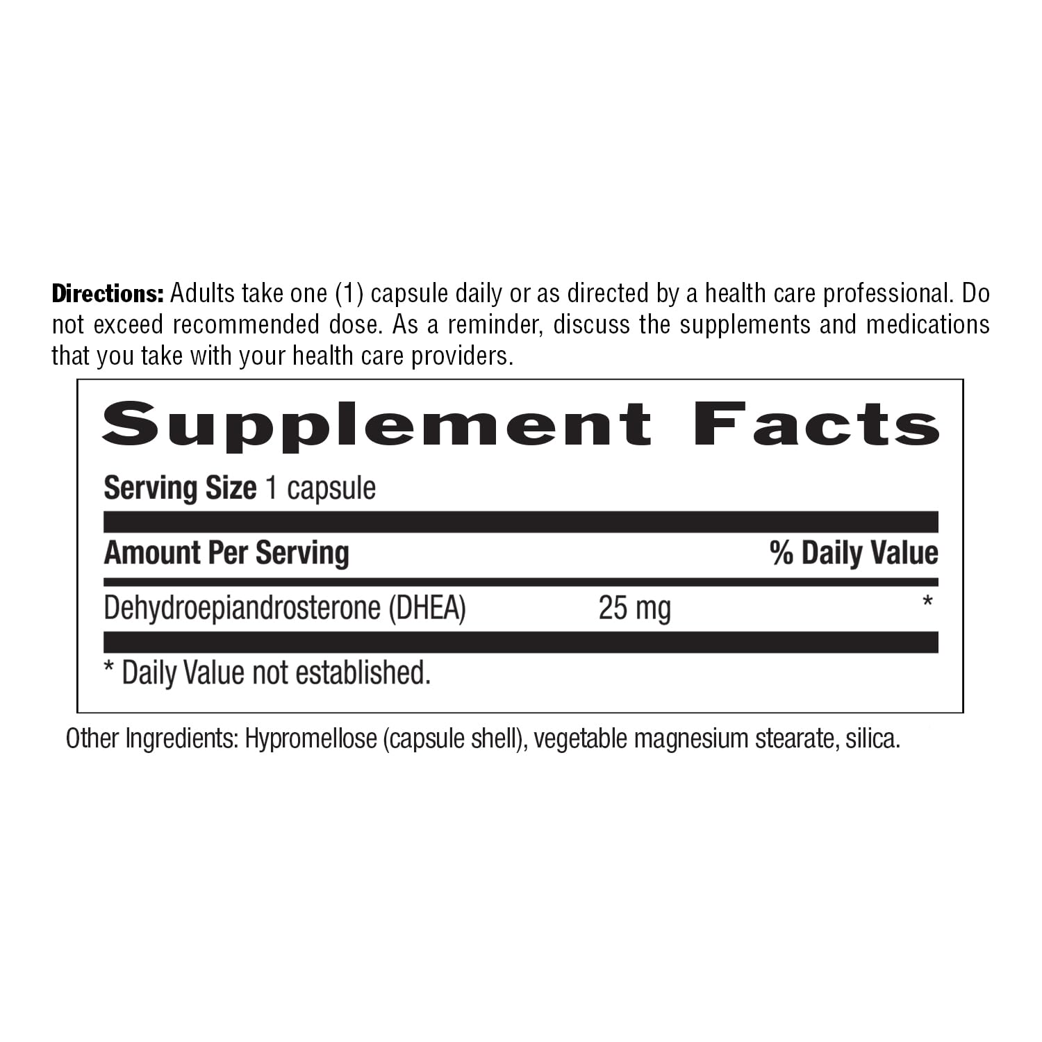 Country Life DHEA 25mg, 90 Vegan Capsules — Amazon image 5