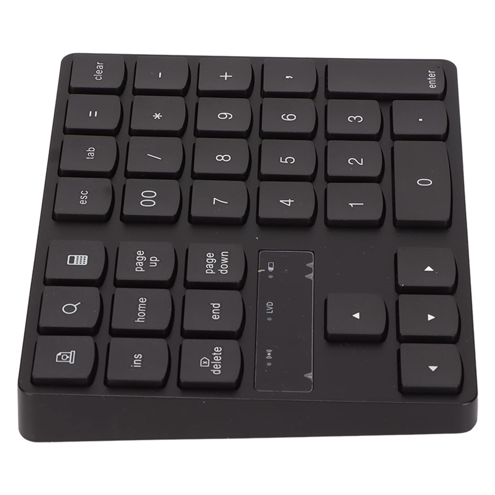 Bezprzewodowa Klawiatura Numeryczna, 35 Klawiszy 2.4G Przenośna Klawiatura Numeryczna Klawiatura Laptopa USB Ergonomiczna Konstrukcja Cicha Jednoręczna Klawiatura do Gier na PC Laptop Komputer Stacjon