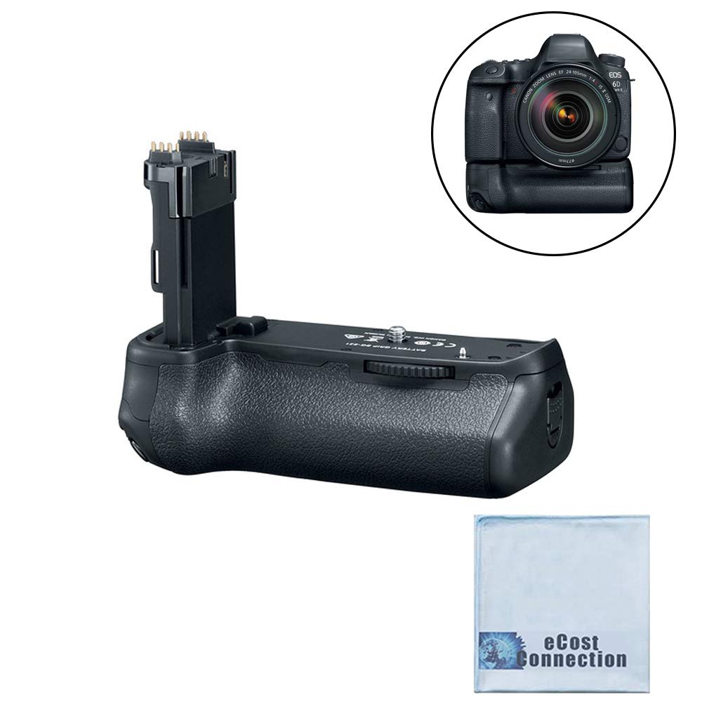 BG-E21 Battery Grip Replacement Compatible with Canon 6D Mark II DSLR Camera, Vertical Battery Holder Grip with Two Compartments for 1 or 2 LP-E6/LP-E6N Battery (Battery Not Included)