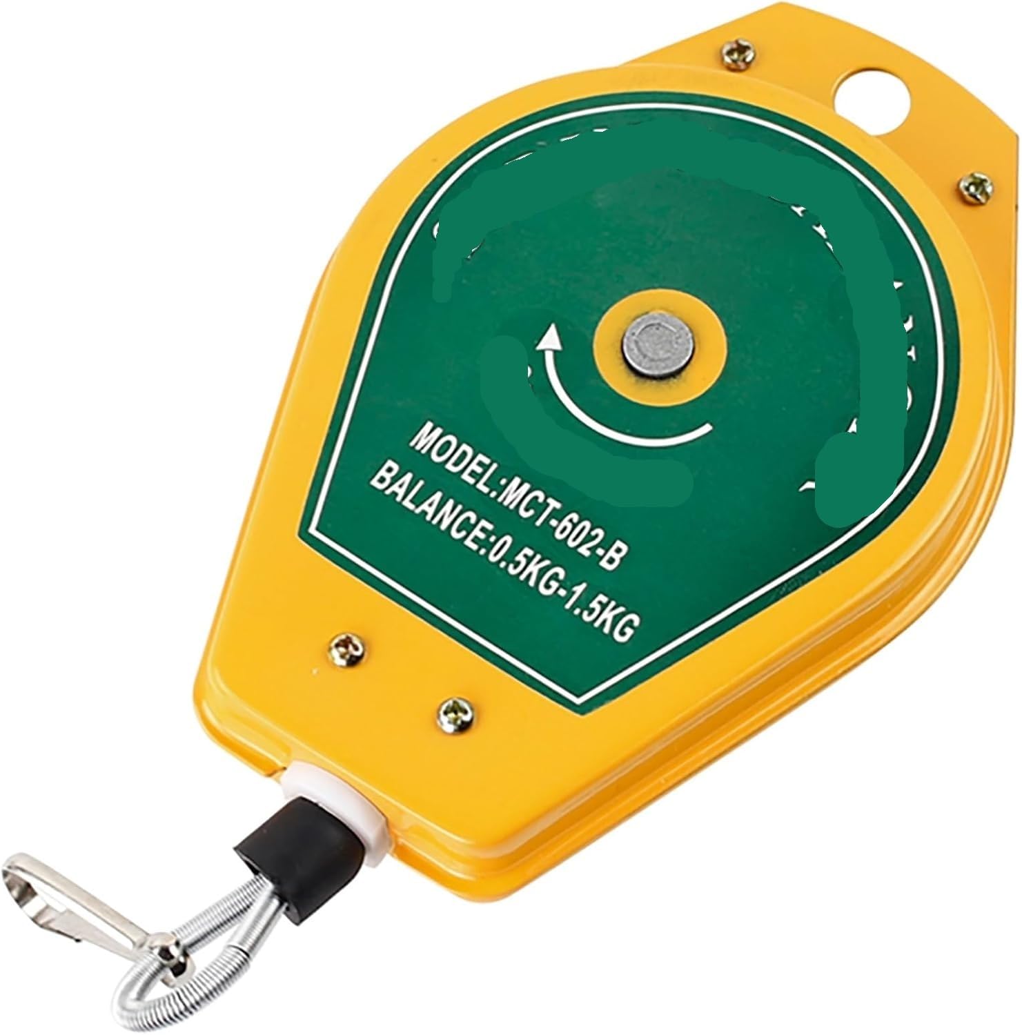Retractable Spring Balancer, Spring Balancer Adjustable Retractable Hanging Tool 3.0m Assembly Line 0.5-5.0kg(0.5-1.5kg)