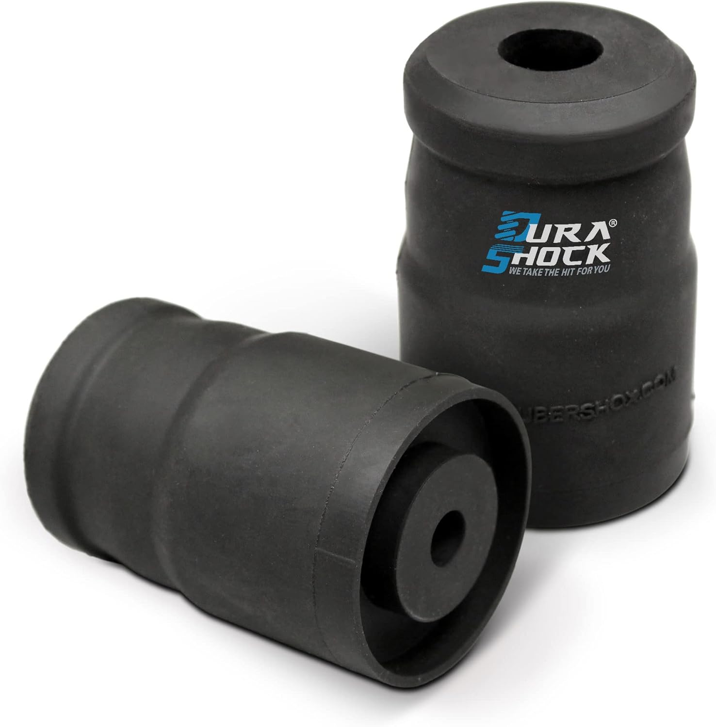 Modular Universal Mini Rubber Bump Stops for Light Truck Suspension Enhancement MUB1C Top Module Pair 5000 lbs Max Hardness 50HA OEM Bump Stop Replacement with Optional MUB2/MUB2F Sub-Module