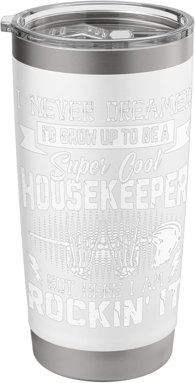 Housekeeping Cleaner Cleaning Housekeeper Stainless Steel Insulated Tumbler