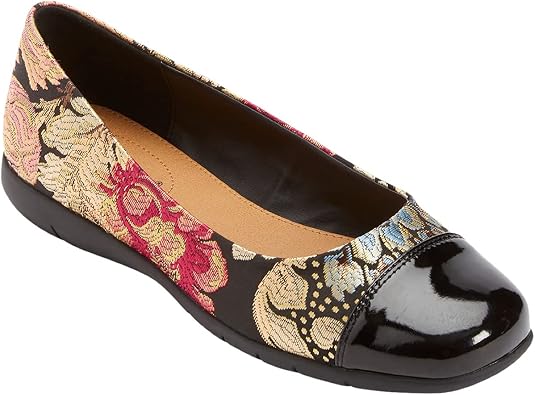 Comfortview Women's Wide Width The Fay Flat