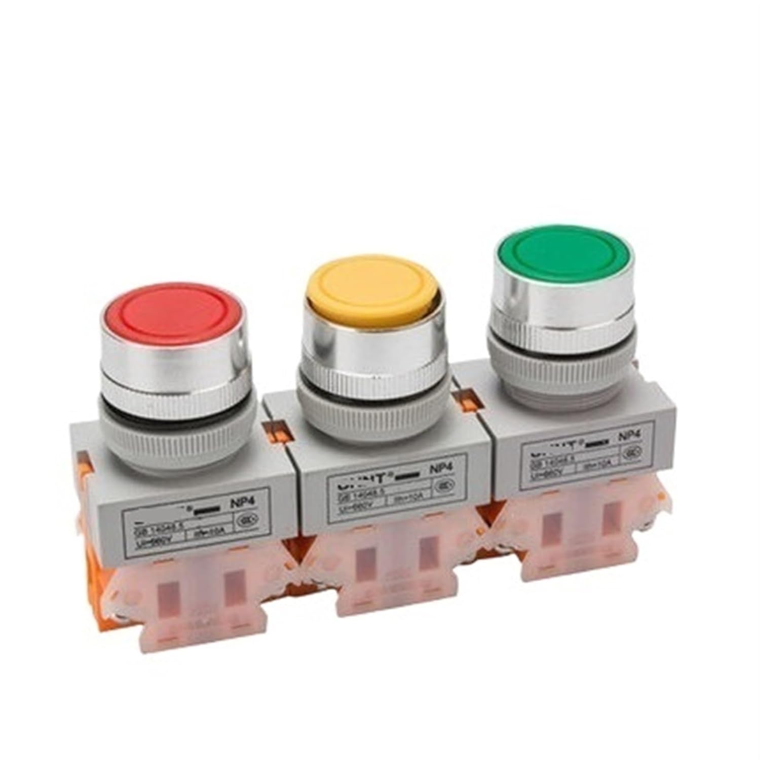 22mm NP4-11BN (LAY7 Push Button Switch NP4-11BNZS(Green,NP4-11BN Momentary)