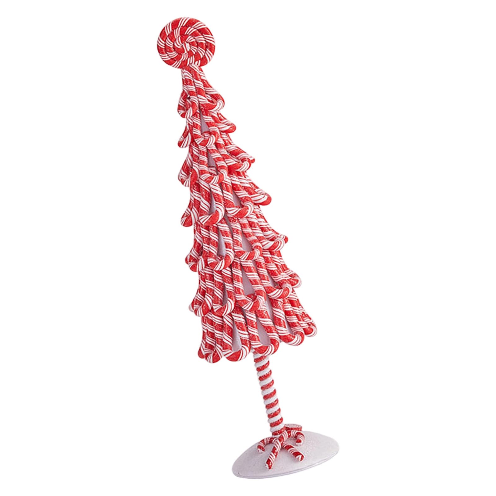 Arbre à bonbons de Noël décoration intérieur extérieur en PVC durable