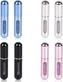 LUENES 8 PCS Perfume Travel Spray Bottle, 5ml Refillable Perfume Spray Bottle, Portable Mini Refillable Perfume Atomizer Bottle, Perfume Bottle Scent Bird Perfume Case for Women Men