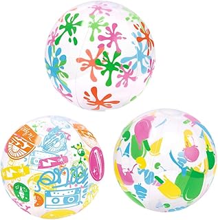 TOYANDONA 3 Pçs Bolas De Praia Para Crianças Bola De Praia Inflável Bolas Infláveis Para Crianças Grandes Bolas De Piscina De Praia Bolas De Piscina Bola De Praia Para Crianças Bola De