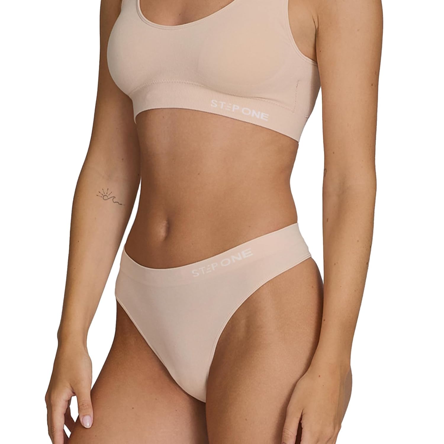 STEP ONE SmoothFit Womens Underwear Thong 1 Pair Viscose from Bamboo Ultra-Soft Moisture Wicking Seamless Hypoallergenic