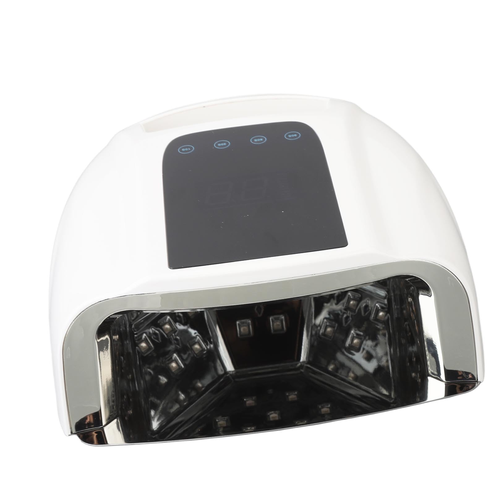 Schnell Trocknende LED-UV-Gel-Nagellampe 96 W, Automatischer Sensor, 42 Lampenchips, Tragbar und Kabellos, Abnehmbarer Magnet (EU-Stecker)