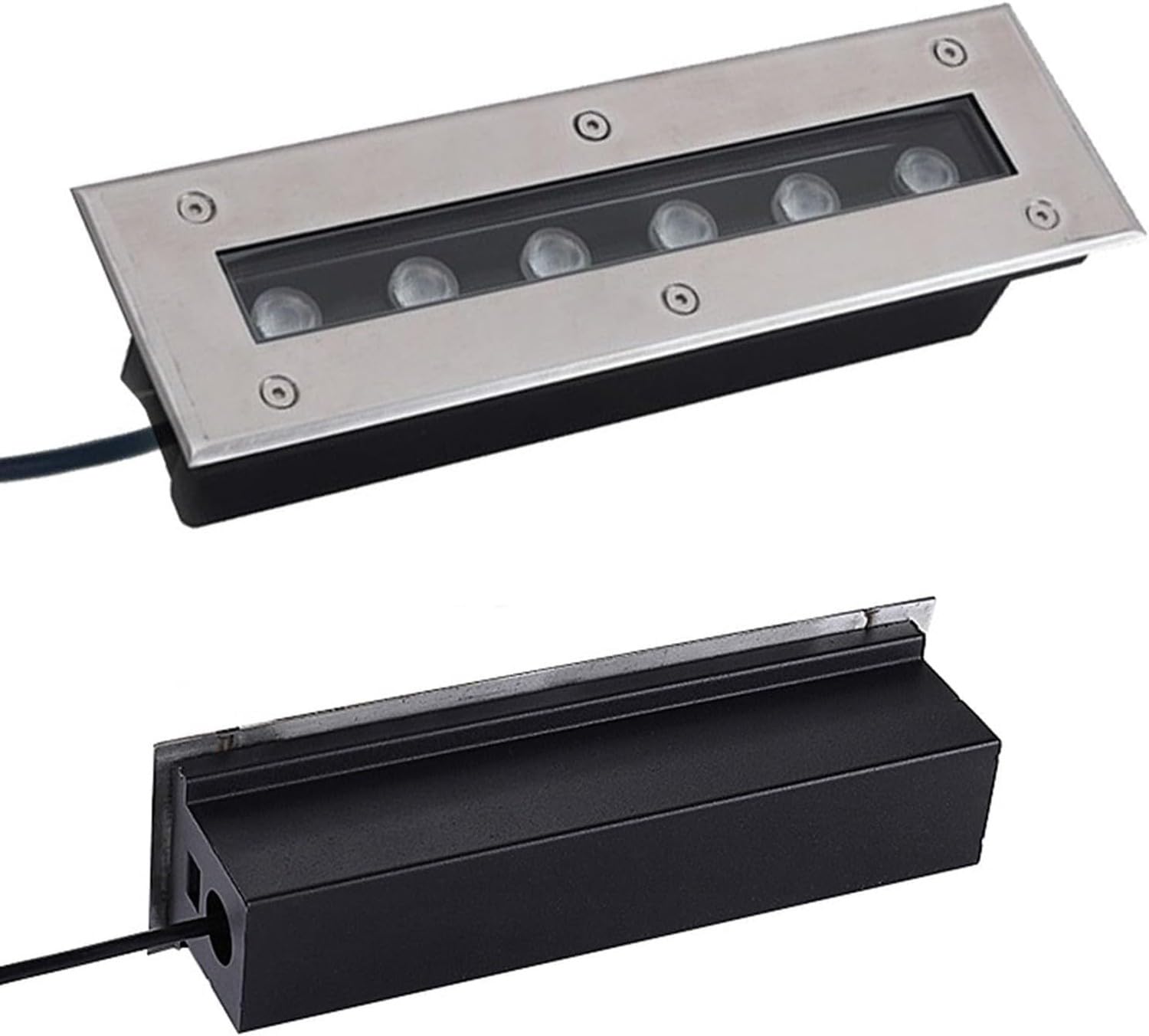 Segnapasso Led Esterno Esterno Luce Sotterranea A LED Faretti Da Incasso IP65 Impermeabile Per Patio Sentiero Iarda Vialetto Giardino Illuminazione Del Paesaggio Warm light,5W