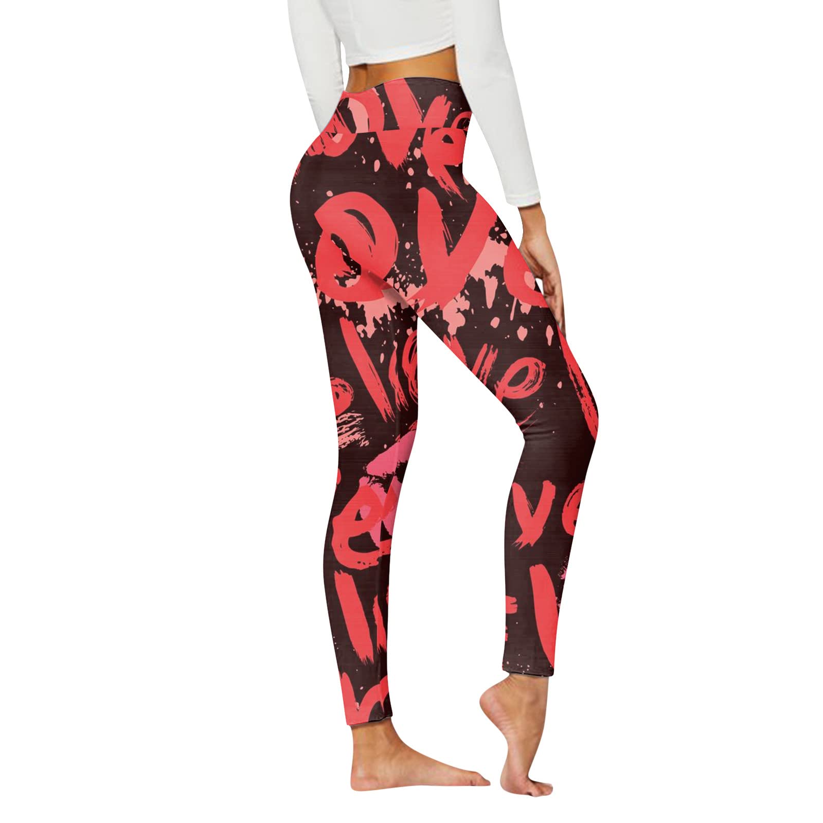 SOFTSAIL Leggings Da Donna A Vita Alta A Figura Intera In Cotone Ricco Tummy Control Sport Gym Yoga Fitness Pantaloni Elastici Da Donna Solid Slimming Taglie Forti Cenere 48 LWP - Foto 2